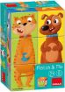 Imagen de Match & Mix Animales 6 Cubos 53468 Goula