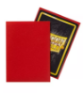 Imagen de Protectores De Tarjeta - Sleeves Standard Matte 2-1/2"x3-1/2" Crimson 100ct. Dragon Shield