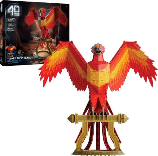 Imagen de Rompecabezas 4d Fawkes Phoenix Harry Potter