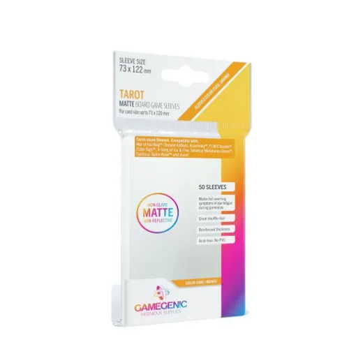Imagen de Protectores De Tarjeta - Sleeves Tarot Size 73mmx122mm 50ct. Matte Gamegenic