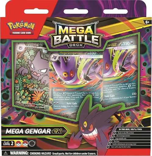 Imagen de Mega Battle Deck Mega Gengar Ex / Mega Diancie Ex Pokemon - English