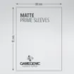 Imagen de Protectores De Tarjeta - Matte Standard Card Game Sleeves 66mmx91mm White 100ct. Gamegenic