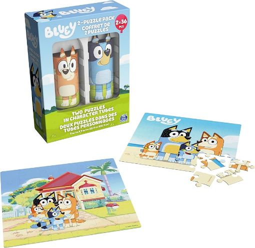 Imagen de Rompecabezas Doble Bluey 36 Piezas