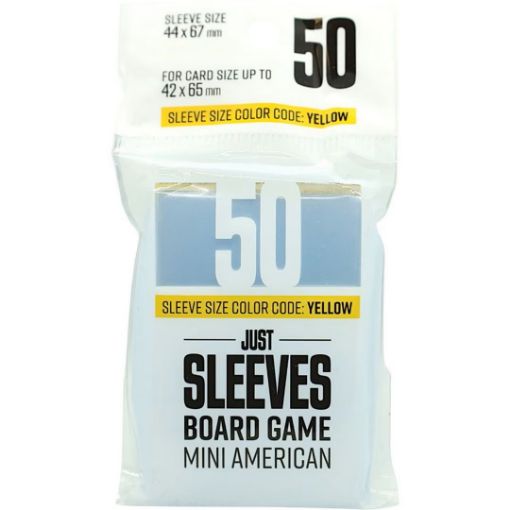 Imagen de Protectores De Tarjeta - Sleeves Mini American 44mmx67mm 50ct. Just Sleeves