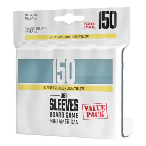 Imagen de Protectores De Tarjeta - Sleeves Mini American 44mmx67mm Value Pack 150ct. Just Sleeves