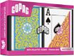 Imagen de Naipe Copag Neoteric Bridge Jumbo Plastic Double Deck Verde/amarillo