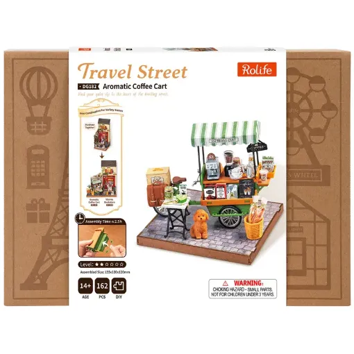 Imagen de Armable Aromatic Coffee Cart Rolife - Dg182